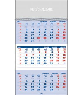 Calendar de perete triptic