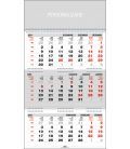 Calendar de perete triptic pliat