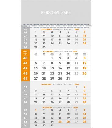 Calendar de perete triptic special