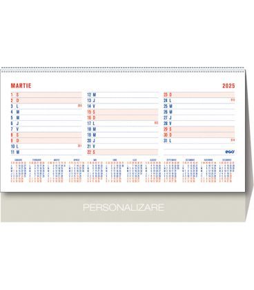 Calendar triptic de birou